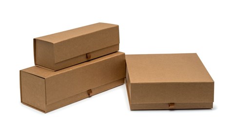 Pudełko na 1 wino KRAFT z magnesem 340x100x95mm (zewn.)