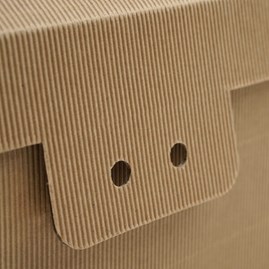 Karton Karbowany Kufer z Pokrywką 320x200x100 mm Eko Box