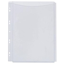 Koszulki krys. na katalogi Q-Connect PVC A4 5szt