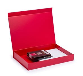 Pudełko Magnetyczne Czerwone 500x340x70mm (zew) XL