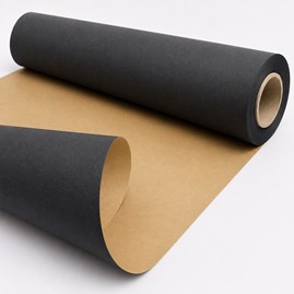 Papier do pakowania czarny kraft 79cm 50m