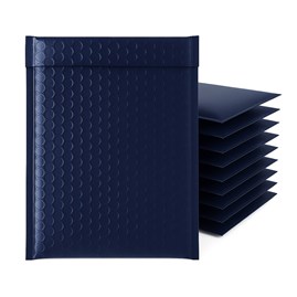 Koperta Bąbelkowa Metaliczna 180x250 mm Granatowa – pakiet 100 sztuk