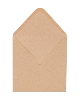 Kwadratowe koperty K4 Recyklingowo-Brązowe 120g/m² 50 sztuk