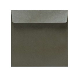Koperty kwadratowe K4 Perłowe Szare 120gsm 50szt