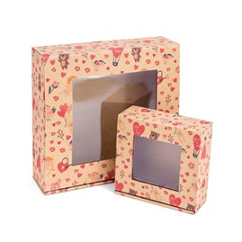 Karton z okienkiem SERCA 3 150x140x55mm