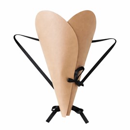 Torba na kwiaty transporter bukietów brązowy plecak