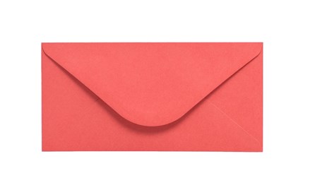 Koperty DL Koralowe Czerwone 120g 10 sztuk - Eleganckie Koperty