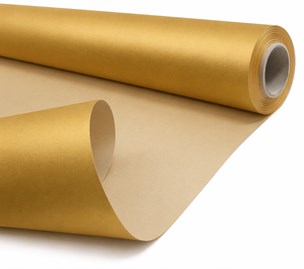 Papier pakowy kraft złoty rolka 79 cm 50 m 50 g