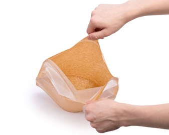 Opakowania doypack JAPAN KRAFT 3000ml z dużym okienkiem, 25szt do żywności