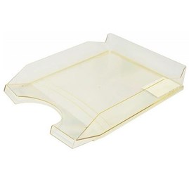 Szuflada na biurko A4 Transparent Żółta