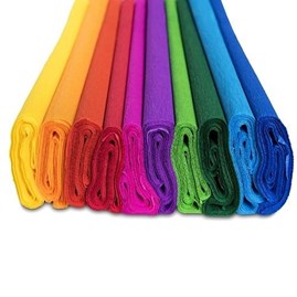 Bibuła Marszczona 50x200cm Pomarańczowa