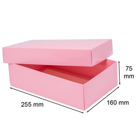 Pudełko Laminowane 255x160x75 Różowe