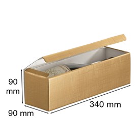 Pudełko na wino Złote  K-881