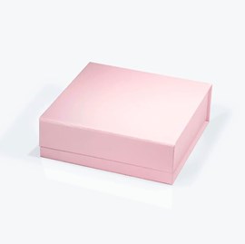 Różowe kwadratowe pudełko magnetyczne 175×175×60 mm A6