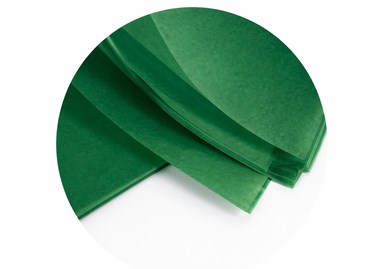 Bibuła 50x75 cm zielona ciemna 48 szt