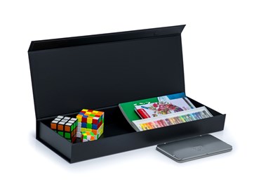 Pudełko Magnetyczne Czarne 500x180x53mm (zew) F3 Ozdobne Pudełko