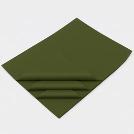 Bibuła gładka 20g 50x70cm Zielona Oliwkowa – papier ozdobny – 100 ark