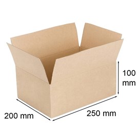 Karton pocztowy 250x200x100mm Biznesowa XS