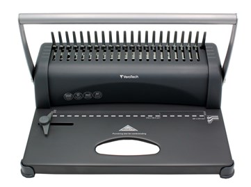 Bindownica VEROTECH do 350 kartek Format A4 czarna