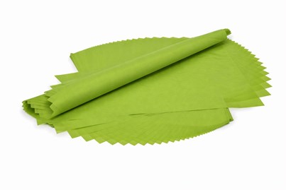 Bibuła gładka zielony jabłkowy 38x50 cm 100 sztuk