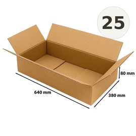 karton klapowy 640x380x80 mm EB580 25 sztuk