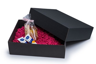 Pudełko karbowane czarne 400x310x120mm