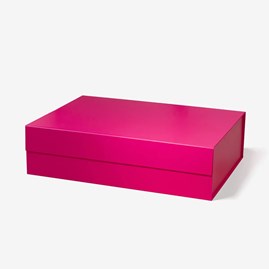 Pudełko prezentowe magnetyczne magenta 440 × 320 × 120 mm