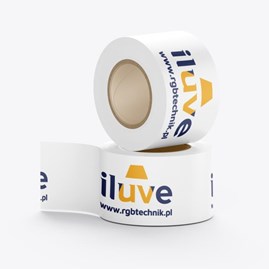 Taśmy samoprzylepne z logo PVC, 3 kolory, 144 szt.