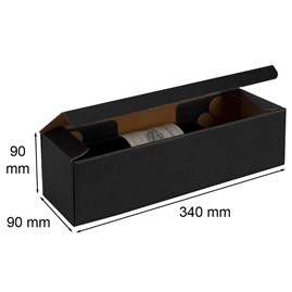 Pudełko K-881 na wino Czarne