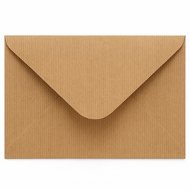 Koperty C5 / Kraft Prążek Ribbed / 120g a50