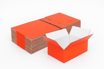 Pakiet 50 czerwonych kartonów klapowych 300x150x100 mm – trwałe i estetyczne opakowania wysyłkowe