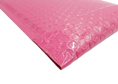 Koperty bąbelkowe metalik 180x250mm Różowe 100szt.