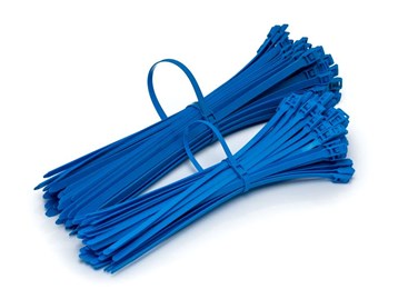 Opaski Zaciskowe do sali zabaw 350/7 mm Niebieskie