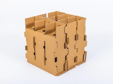 karton 353x342x370 mm - Pudełko transportowe na 9 butelek