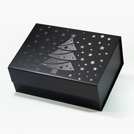 Pudełko Mag Christmas Czarne 280x210x95mm(zew)