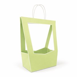 Torba prezentowa na doniczki 120x100x350 mm zielona