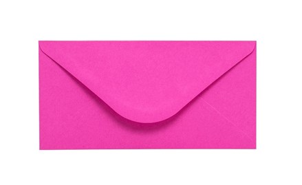 Koperty Ozdobne DL Różowe Ciemne 120g 50 sztuk - Koperty Kolorowe