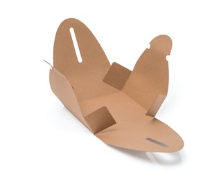 Pudełko ozdobne Prezent S 110x110x65mm Brązowe