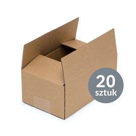 pudełko klapowe, karton 200x100x80, karton B320, pudełko tekturowe, pakiet 20 sztuk