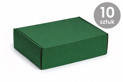 karton fasonowy zielony 330x250x100 mm 10 sztuk