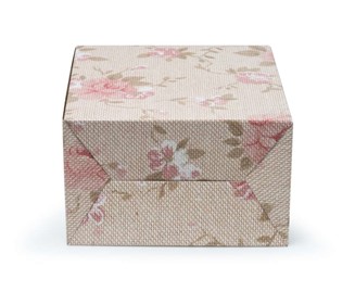 Pudełko z uchwytem wzór kwiaty 300x180x350mm F217