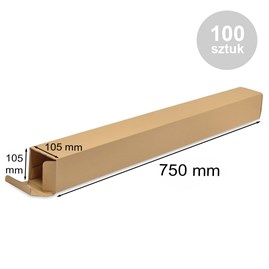 Pakiet - Karton wykr. 105x105x750mm - 100szt