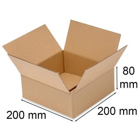 Opakowanie klapowe 200x200x80mm