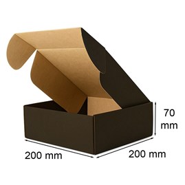 Karton Wykrojnikowy 200x200x70(zewn) Czarny