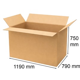 Karton klapowy Paletowy 1190x790x750mm trzywarstwowy B400