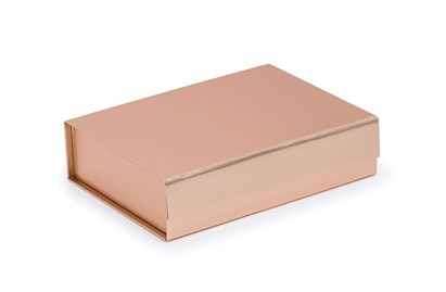 Pudełko Magnetyczne Różowe Złoto 235x170x60mm (zew) A5 Pudełko Ozdobne