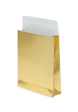 Koperta kartonowa 80x120x30mm Złota 220g 10szt