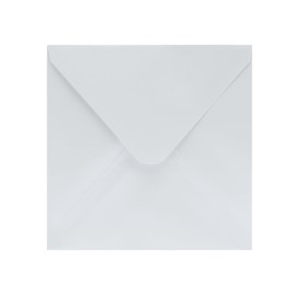 Koperty ozdobne ślubne K4 kwadratowe Białe 120 g/m² 50szt