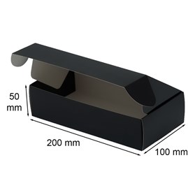Pudełko Laminowane 200x100x50mm Czarne F427
