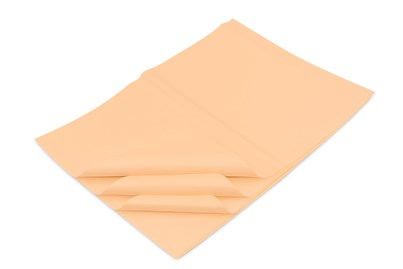 Bibuła gładka 20g 50x70cm Brzoskwiniowa – papier ozdobny – 100 arkuszy